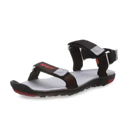 Sparx Men Black & Red Solid Sports Sandals-image-44