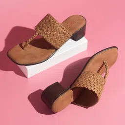 Inc 5 Textured Suede Block Heels-image-41