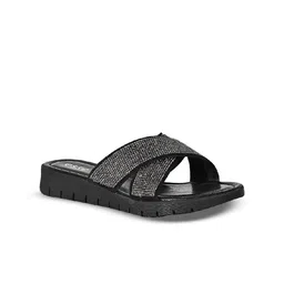 Eske Embellished Leather Open Toe Flats-image-64