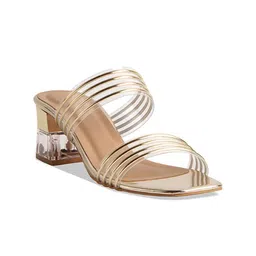 ERIDANI Striped Block Sandals-45