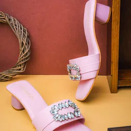 CORSICA Embellished Block Heels-20