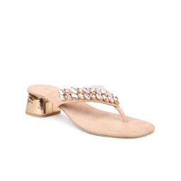 Inc 5 Embellished Open Toe Block Heels-6