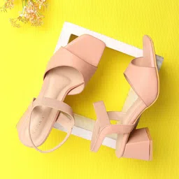 ICONICS Women Square Toes Block Heels-11