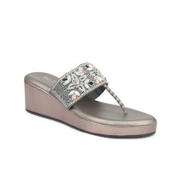Inc 5 Embellished Ethnic Wedge Heels-6