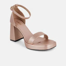 Lavie Embellished Party Block Sandals-57