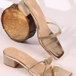 Carlton London Women Embellished Block Sandals-picture-40