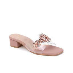 Carlton London Women Embellished Block Heels Sandals-37