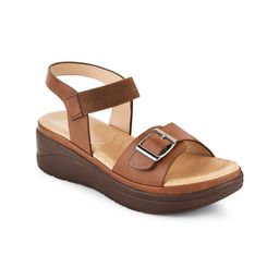 SHUZ TOUCH Open Toe Comfort Heels With Backstrap image 3