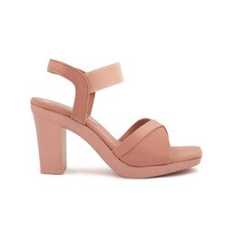 JM Looks Open Toe Ankle Loop Block Heels image 5