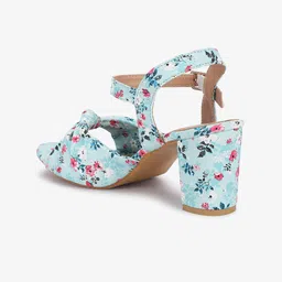 Gibelle Printed Open Toe Block Heels image 4
