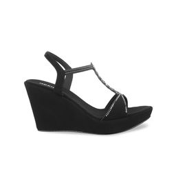 Mochi Embellished Backstrap Open Toe Wedges image 3