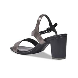 Jove Textured Open Toe Block Heels image 3