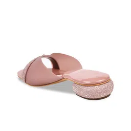 Try Me Embellished Open Toe Block Heel Mules image 5