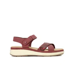 bata comfit Bata Textured Wedge Heels With Backstrap image 3