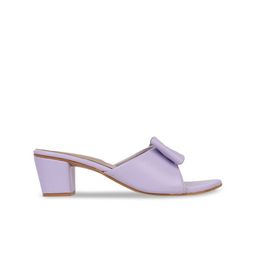 ICONICS Bow Embellished Open Toe Block Heels image 2