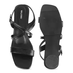 WALKWAY by Metro Open Toe Block Heels With Buckle Closure image 4
