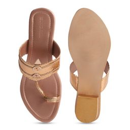 ERIDANI Toran Ethnic Textured One Toe Block Heels image 3