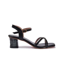 Longwalk Cross Strap Open Toe Block Heels image 5