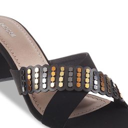 Mochi Embellished Open Toe Block heels image 2