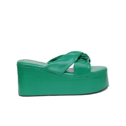 FABBHUE Open Toe Flatform Heels image 5
