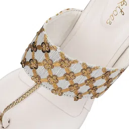 Picktoes Embellished One Toe Block heels image 4