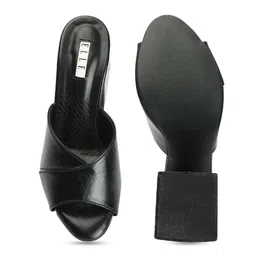 ELLE Open Toe Party Block Heels image 2