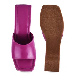 THE WHITE POLE Open Toe Open Back Platform Heels image 5