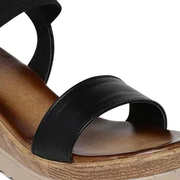 Bruno Manetti PU Wedge Sandals image 5