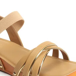ICONICS Open Toe Wedges With Backstrap image 5