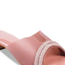 Try Me Embellished Open Toe Block Heel Mules image 3