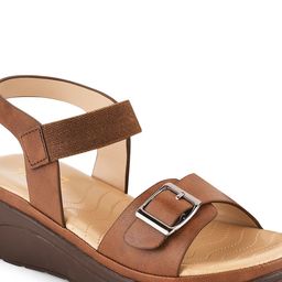 SHUZ TOUCH Open Toe Comfort Heels With Backstrap image 4