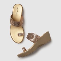 Marc Loire Embellished Wedge Sandals-50