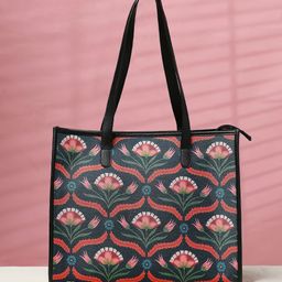 Sangria Floral Printed Shoulder Bag-image-21