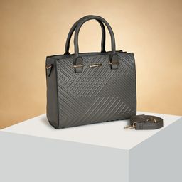 Forever Glam by Pantaloons Textured Structured Handheld Bag image 1