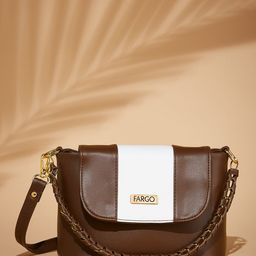 FARGO Colourblocked Structured Sling Bag image 1