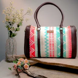 NR By Nidhi Rathi Self Design Structured Handheld Bag image 1