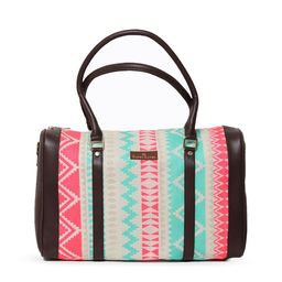NR By Nidhi Rathi Self Design Structured Handheld Bag image 2