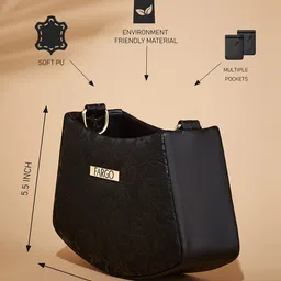 FARGO Textured Structured Sling Bag image 5