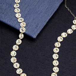 KARATCART Gold-Plated Pearl & kundan Studded Kamarbandh-49