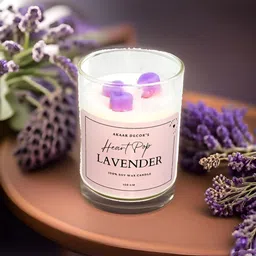 Akaar Purple & White Heart Pop Scented Candle-image-56