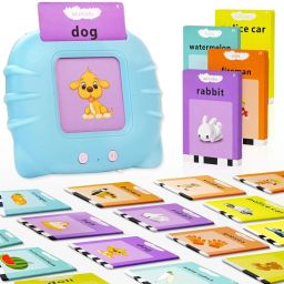 Rechargeable Educational Toys for 2 3 4 Years Old Kids, Talking Cards Learning-34