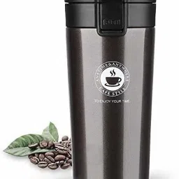 Double Wall Vacuum Insulated Travel Stainless Steel Coffee with Flip Lid Stainless Steel Coffee Mug-image-42