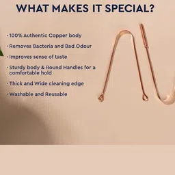 GUBB Set Of 3 Copper Tongue Cleaner image 5
