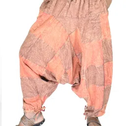 Self Design Cotton Men Harem Pants-image-83