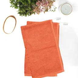 Doctor Towels Pack of 2 Orange 550 GSM Banana Terry Hand Towels-picture-30
