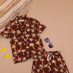 The Lion and The Fish Boys Printed Shirt With Shorts Clothing Set-image-21