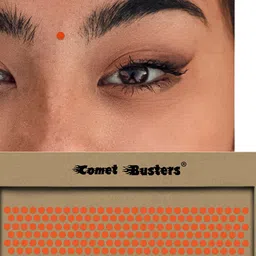 Comet Busters Traditional Designer Bindis - Orange image 3