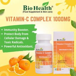 Bio Health Vitamin-C Complex,  60 tablet(s)  Orange  image 1