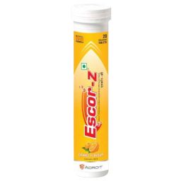 Escor-Z Effervescent,  20 tablet(s)  Orange -25