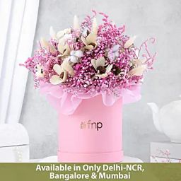 Elegant Aster N Feathered Floral Arrangement-image-15